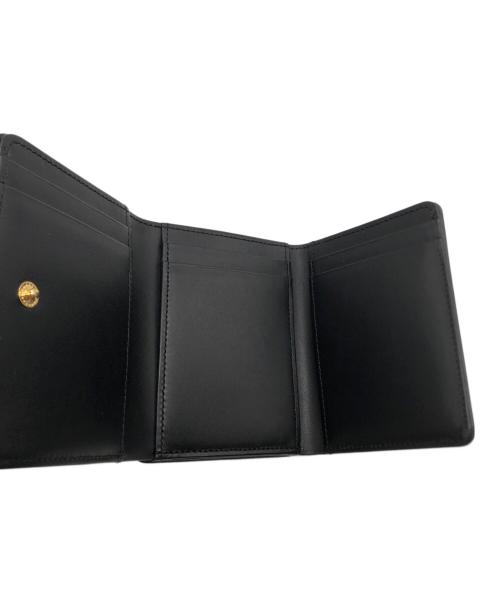 大関の文庫革（オオゼキノブンコガワ）大関の文庫革 (オオゼキノブンコガワ) 3つ折り財布 ブラック 未使用品の古着・服飾アイテム