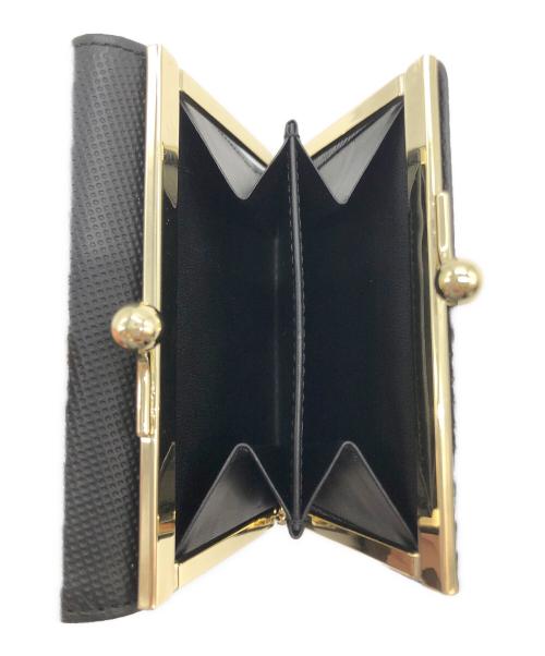 大関の文庫革（オオゼキノブンコガワ）大関の文庫革 (オオゼキノブンコガワ) 3つ折り財布 ブラック 未使用品の古着・服飾アイテム