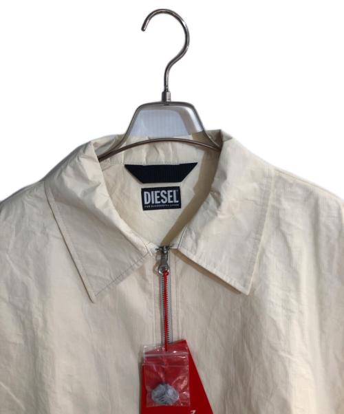 DIESEL（ディーゼル）DIESEL (ディーゼル) S-TIVY JACKET ジップアップライトジャケット ベージュ サイズ:48 未使用品の古着・服飾アイテム