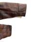 中古・古着 Aero LEATHER (エアロレザー) ハーフベルト ホースレザージャケット ブラウン サイズ:34：30000円