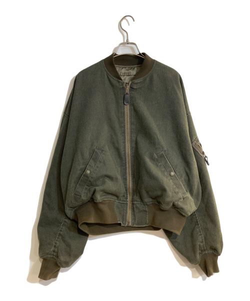 BEAMS（ビームス）BEAMS (ビームス) Fade Bomber Jacket/ボンバージャケット カーキ サイズ:Mの古着・服飾アイテム