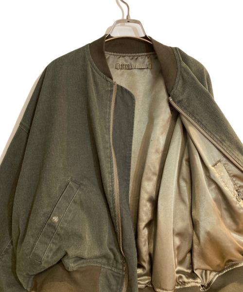 BEAMS（ビームス）BEAMS (ビームス) Fade Bomber Jacket/ボンバージャケット カーキ サイズ:Mの古着・服飾アイテム