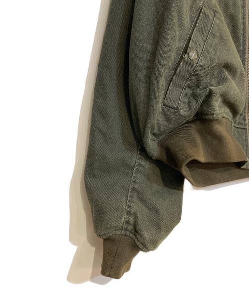 BEAMS（ビームス）BEAMS (ビームス) Fade Bomber Jacket/ボンバージャケット カーキ サイズ:Mの古着・服飾アイテム
