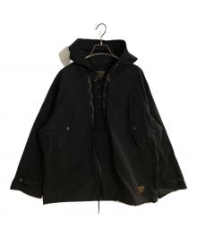 AT-DIRTY（アットダーティ）の古着「D-2 WEATHER PARKA」｜ブラック