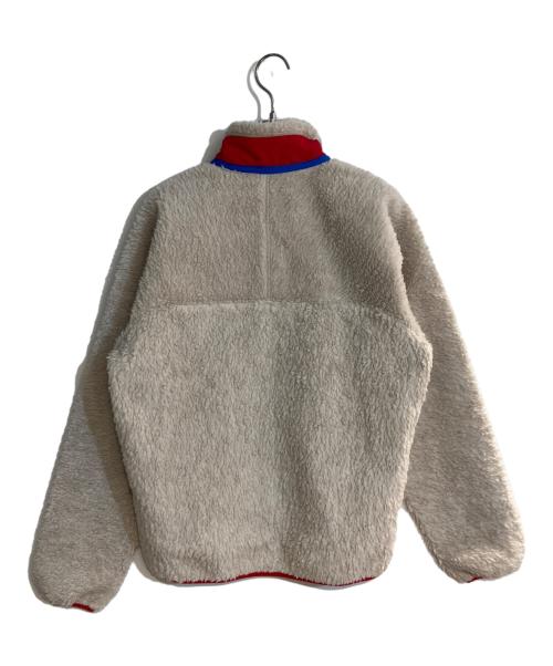 Patagonia（パタゴニア）Patagonia (パタゴニア) クラシックレトロＸジャケット ナチュラル×レッド サイズ:Mの古着・服飾アイテム