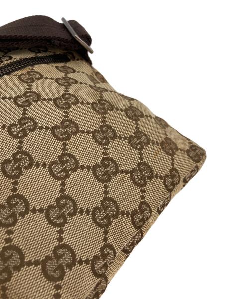 GUCCI（グッチ）GUCCI (グッチ) ウエストポーチ ブラウンの古着・服飾アイテム