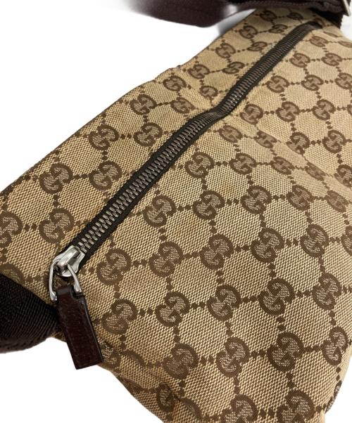 GUCCI（グッチ）GUCCI (グッチ) ウエストポーチ ブラウンの古着・服飾アイテム