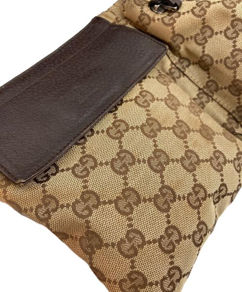 GUCCI（グッチ）GUCCI (グッチ) ウエストポーチ ブラウンの古着・服飾アイテム