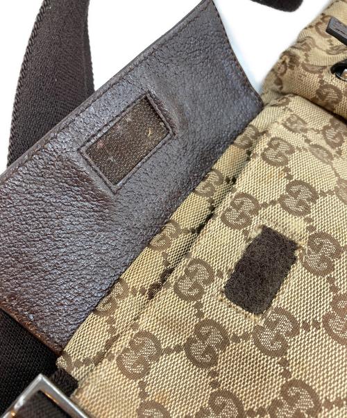 GUCCI（グッチ）GUCCI (グッチ) ウエストポーチ ブラウンの古着・服飾アイテム