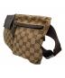 GUCCI (グッチ) ウエストポーチ ブラウン：18000円