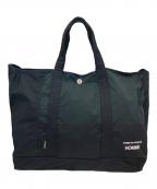 COMME des GARCONS HOMMEコムデギャルソン オム）の古着「コットンナイロンリップ パッチワーク 2WAY BAG」｜ブラック