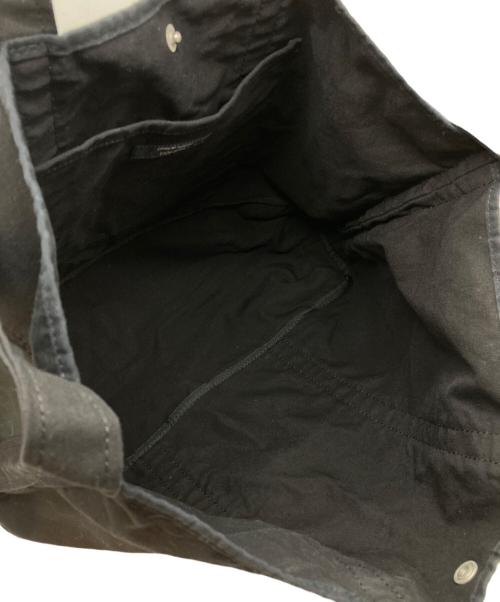 COMME des GARCONS HOMME（コムデギャルソン オム）COMME des GARCONS HOMME (コムデギャルソン オム) コットンナイロンリップ パッチワーク 2WAY BAG ブラックの古着・服飾アイテム