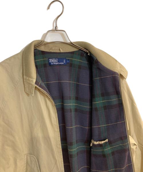 POLO RALPH LAUREN（ポロ・ラルフローレン）POLO RALPH LAUREN (ポロ・ラルフローレン) ジップアップジャケット ベージュ サイズ:Ｌの古着・服飾アイテム