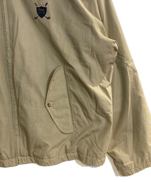 POLO RALPH LAUREN（ポロ・ラルフローレン）POLO RALPH LAUREN (ポロ・ラルフローレン) ジップアップジャケット ベージュ サイズ:Ｌの古着・服飾アイテム