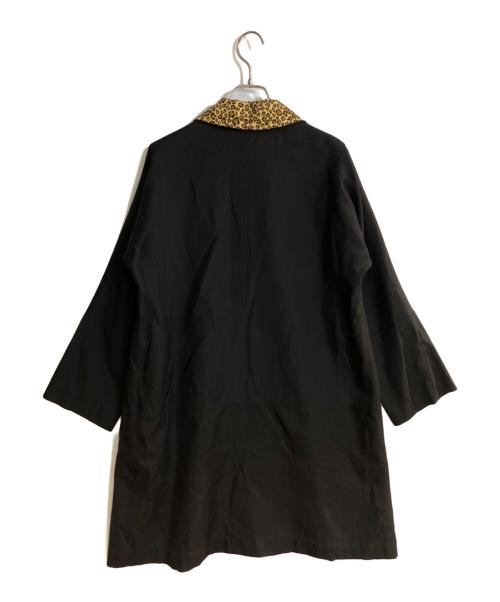 tricot COMME des GARCONS（トリココムデギャルソン）tricot COMME des GARCONS (トリココムデギャルソン) ウールテンセルラウンドカラーコート ブラック サイズ:Sの古着・服飾アイテム