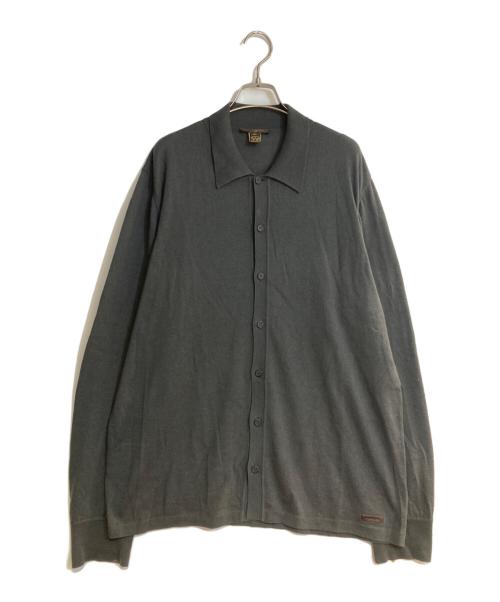 LOUIS VUITTON（ルイ ヴィトン）LOUIS VUITTON (ルイ ヴィトン) カシミヤ混カーディガン グレー サイズ:XLの古着・服飾アイテム