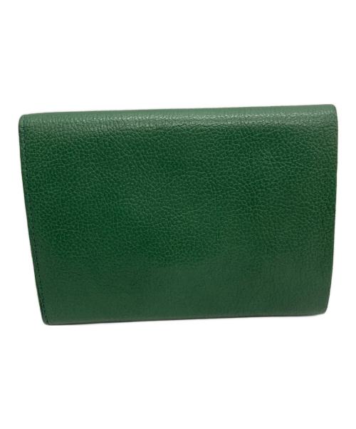 IL BISONTE（イル ビゾンテ）IL BISONTE (イル ビゾンテ) 2つ折り財布 グリーンの古着・服飾アイテム