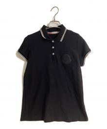MONCLER（モンクレール）の古着「MONCLER MAGLIA MANICA CORTA ポロシャツ」｜ブラック