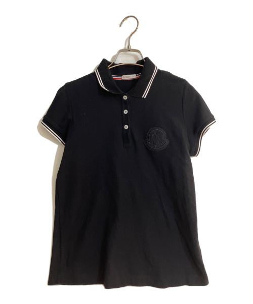 MONCLER（モンクレール）MONCLER (モンクレール) MONCLER MAGLIA MANICA CORTA ポロシャツ ブラック サイズ:Sの古着・服飾アイテム