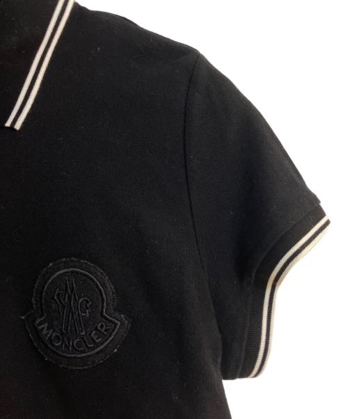 MONCLER（モンクレール）MONCLER (モンクレール) MONCLER MAGLIA MANICA CORTA ポロシャツ ブラック サイズ:Sの古着・服飾アイテム