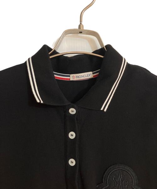 MONCLER（モンクレール）MONCLER (モンクレール) MONCLER MAGLIA MANICA CORTA ポロシャツ ブラック サイズ:Sの古着・服飾アイテム