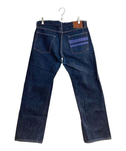 MOMOTARO JEANS（桃太郎ジーンズ）MOMOTARO JEANS (桃太郎ジーンズ) ヒップスフィットストレートデニム ネイビー サイズ:W34の古着・服飾アイテム