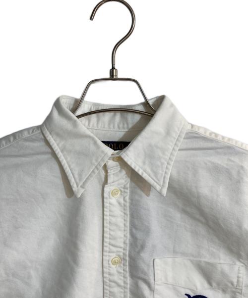 POLO RALPH LAUREN（ポロ・ラルフローレン）POLO RALPH LAUREN (ポロ・ラルフローレン) オーバーサイズフィットシャツ ホワイト サイズ:M 未使用品の古着・服飾アイテム