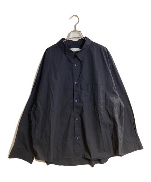 Graphpaper（グラフペーパー）Graphpaper (グラフペーパー) オーバーサイズビッグアームシャツ ネイビー サイズ:SIZE Freeの古着・服飾アイテム