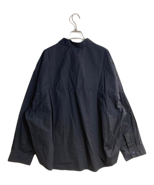 Graphpaper（グラフペーパー）Graphpaper (グラフペーパー) オーバーサイズビッグアームシャツ ネイビー サイズ:SIZE Freeの古着・服飾アイテム