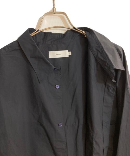 Graphpaper（グラフペーパー）Graphpaper (グラフペーパー) オーバーサイズビッグアームシャツ ネイビー サイズ:SIZE Freeの古着・服飾アイテム