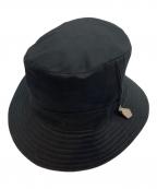 HERMESエルメス）の古着「サイドジップバケットハット」｜ブラック