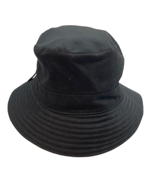 HERMES（エルメス）HERMES (エルメス) サイドジップバケットハット ブラックの古着・服飾アイテム