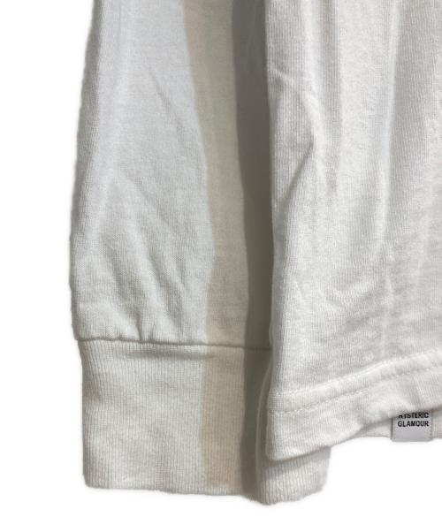 Hysteric Glamour（ヒステリックグラマー）Hysteric Glamour (ヒステリックグラマー) DON’T MESS Tシャツ ホワイト サイズ:S 未使用品の古着・服飾アイテム