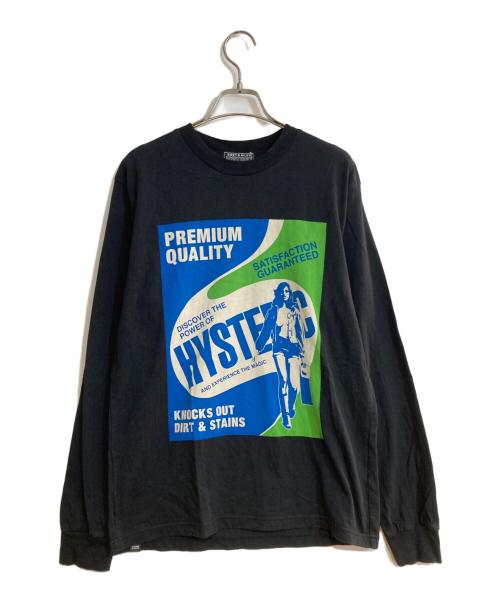 Hysteric Glamour（ヒステリックグラマー）Hysteric Glamour (ヒステリックグラマー) HYSTERIC DETERGENT Tシャツ ブラック サイズ:S 未使用品の古着・服飾アイテム