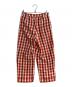 Drawer (ドゥロワー) コットンヘンプチェックパンツ レッド サイズ:36：10000円