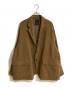 DAIWA PIER39（ダイワ ピア39）の古着「TECH 2B JACKET CORDUROY GREGE/テックツービージャケットコーデュロイグレージュ」｜ブラウン