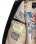 中古・古着 AVIREX (アヴィレックス) THE STARS AND STRIPES FOREVER ローズプリントA-2フライトジャケット ブラウン サイズ:S：25000円