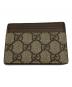 GUCCI (グッチ) GGスプリーム OPHIDIAパスケース ベージュ：15000円