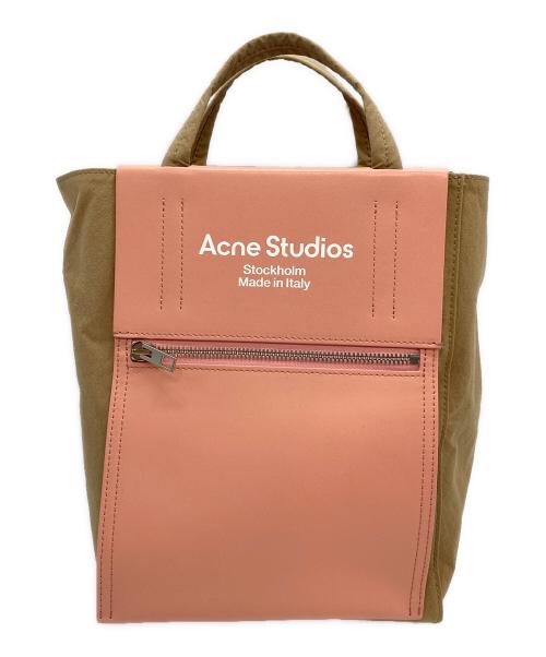 Acne studios（アクネ ストゥディオズ）ACNE STUDIOS (アクネ ストゥディオズ) ペイパリー スモール ナイロン 2WAYバッグ ベージュの古着・服飾アイテム