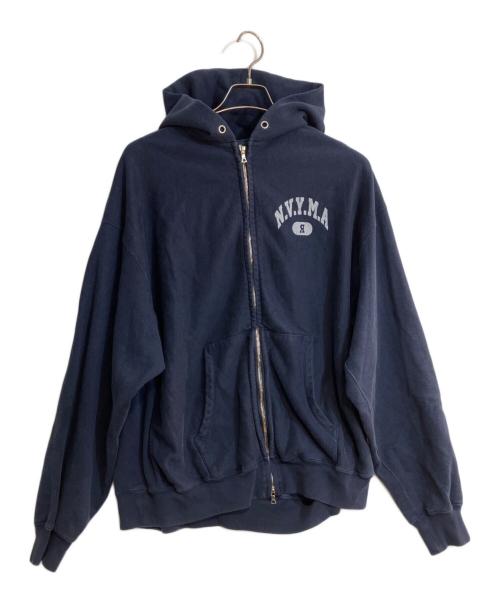BLURHMS（ブラームス）BLURHMS (ブラームス) ROOTSTOCK (ルーツストック) ビッグスウェットジップパーカー ネイビー サイズ:4の古着・服飾アイテム