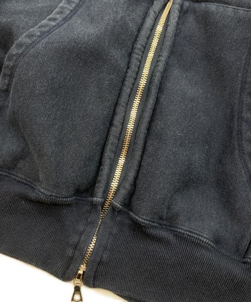 BLURHMS（ブラームス）BLURHMS (ブラームス) ROOTSTOCK (ルーツストック) ビッグスウェットジップパーカー ネイビー サイズ:4の古着・服飾アイテム