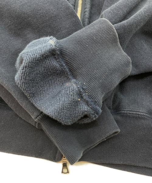 BLURHMS（ブラームス）BLURHMS (ブラームス) ROOTSTOCK (ルーツストック) ビッグスウェットジップパーカー ネイビー サイズ:4の古着・服飾アイテム