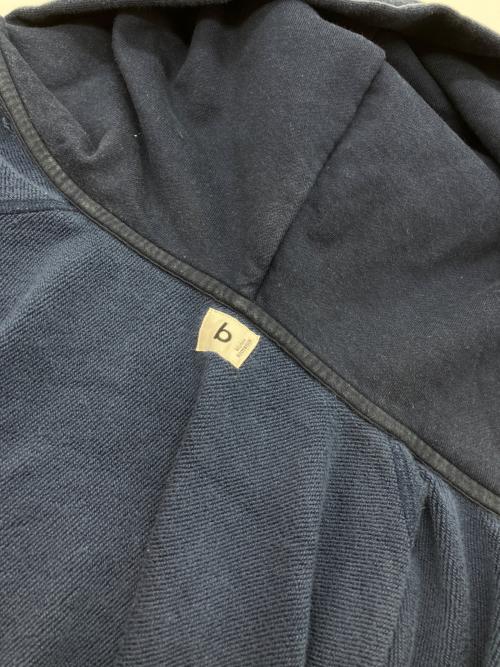 BLURHMS（ブラームス）BLURHMS (ブラームス) ROOTSTOCK (ルーツストック) ビッグスウェットジップパーカー ネイビー サイズ:4の古着・服飾アイテム