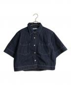 NEEDBY heritageニードバイヘリテージ）の古着「ショートスリーブ シャツデニムシャツ」｜インディゴ
