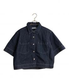 NEEDBY heritage（ニードバイヘリテージ）の古着「ショートスリーブ シャツデニムシャツ」｜インディゴ