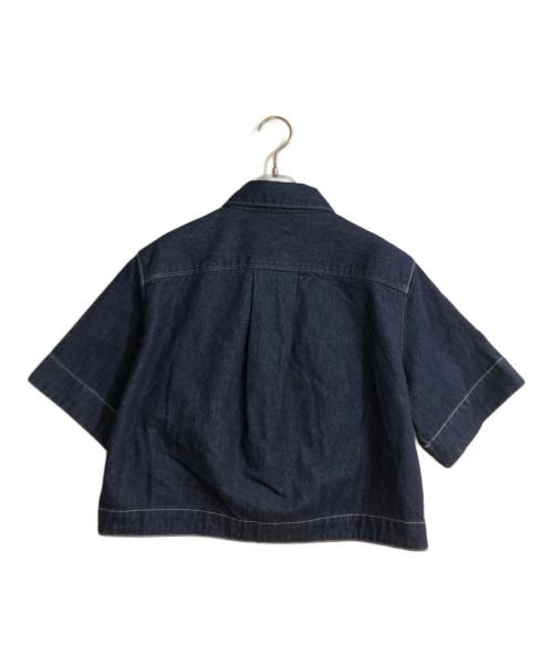 NEEDBY heritage（ニードバイヘリテージ）NEEDBY heritage (ニードバイヘリテージ) ショートスリーブ シャツデニムシャツ インディゴ サイズ:Fの古着・服飾アイテム