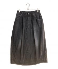 Needles（ニードルズ）の古着「H.D. Skirt - Jean」｜ブラック