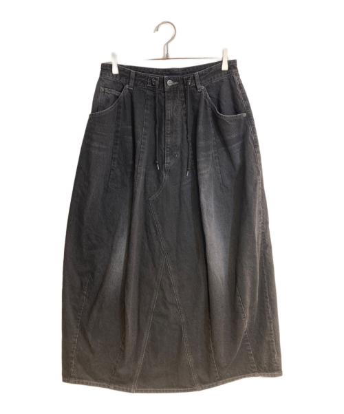 Needles（ニードルズ）Needles (ニードルズ) H.D. Skirt - Jean ブラック サイズ:2の古着・服飾アイテム