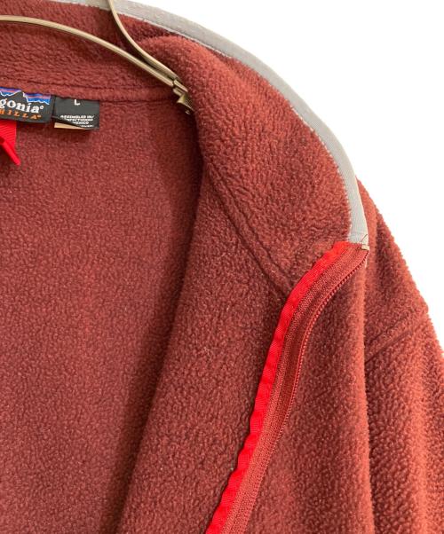 Patagonia（パタゴニア）Patagonia (パタゴニア) シンチラハーフジップマースピアル バーガンディー サイズ:Ｌの古着・服飾アイテム