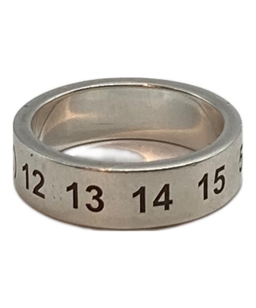 Maison Margiela（メゾンマルジェラ）Maison Margiela (メゾンマルジェラ) ナンバーエングレーブリング シルバー サイズ:19号の古着・服飾アイテム